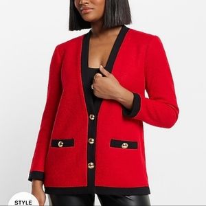 Red express blazer